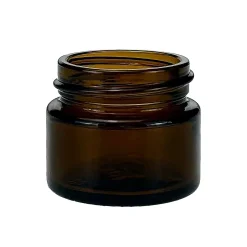 Tiegel 15 ml braun