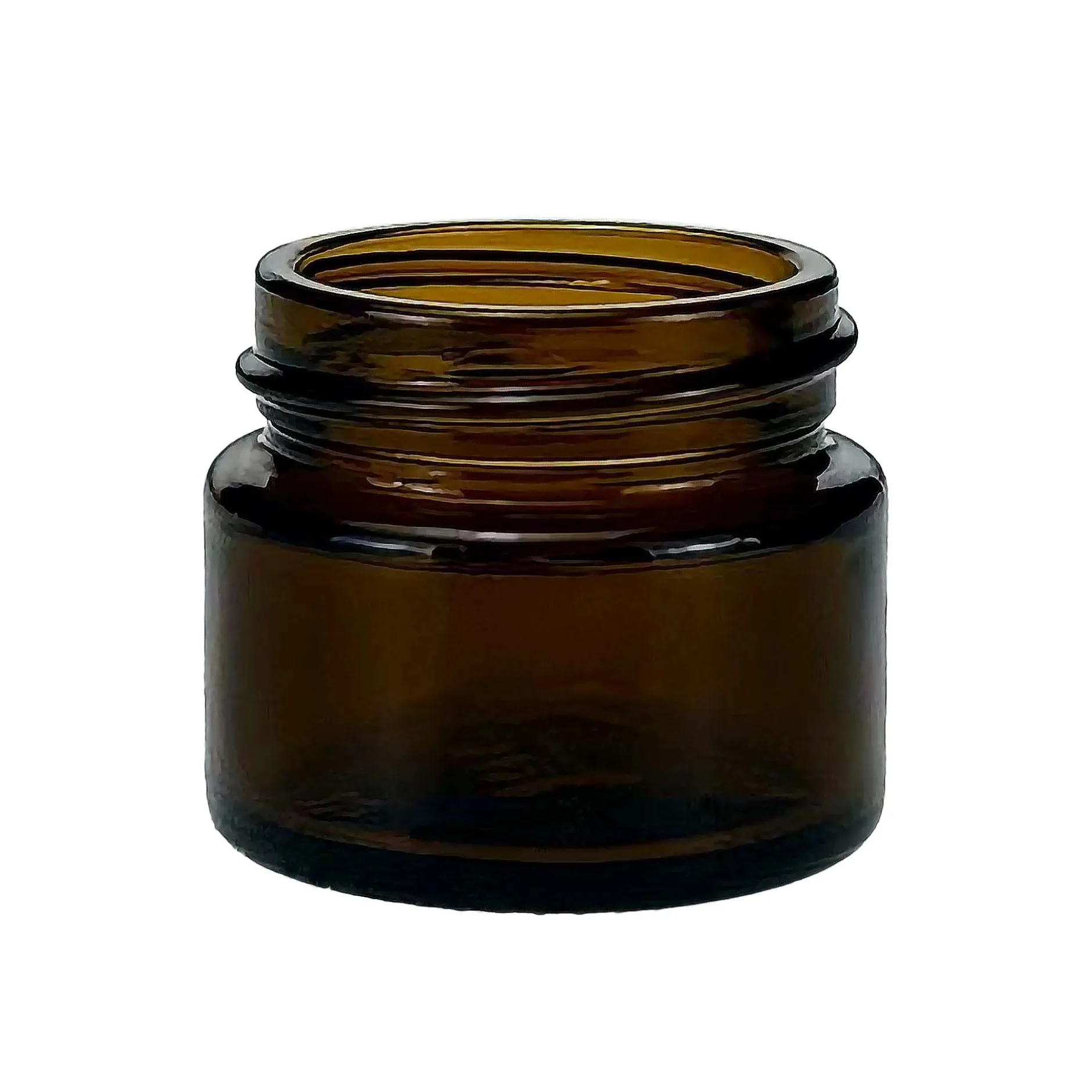 Tiegel 15 ml braun