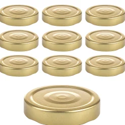 TO 66 Deep gold past. mit Button, 10 Stück