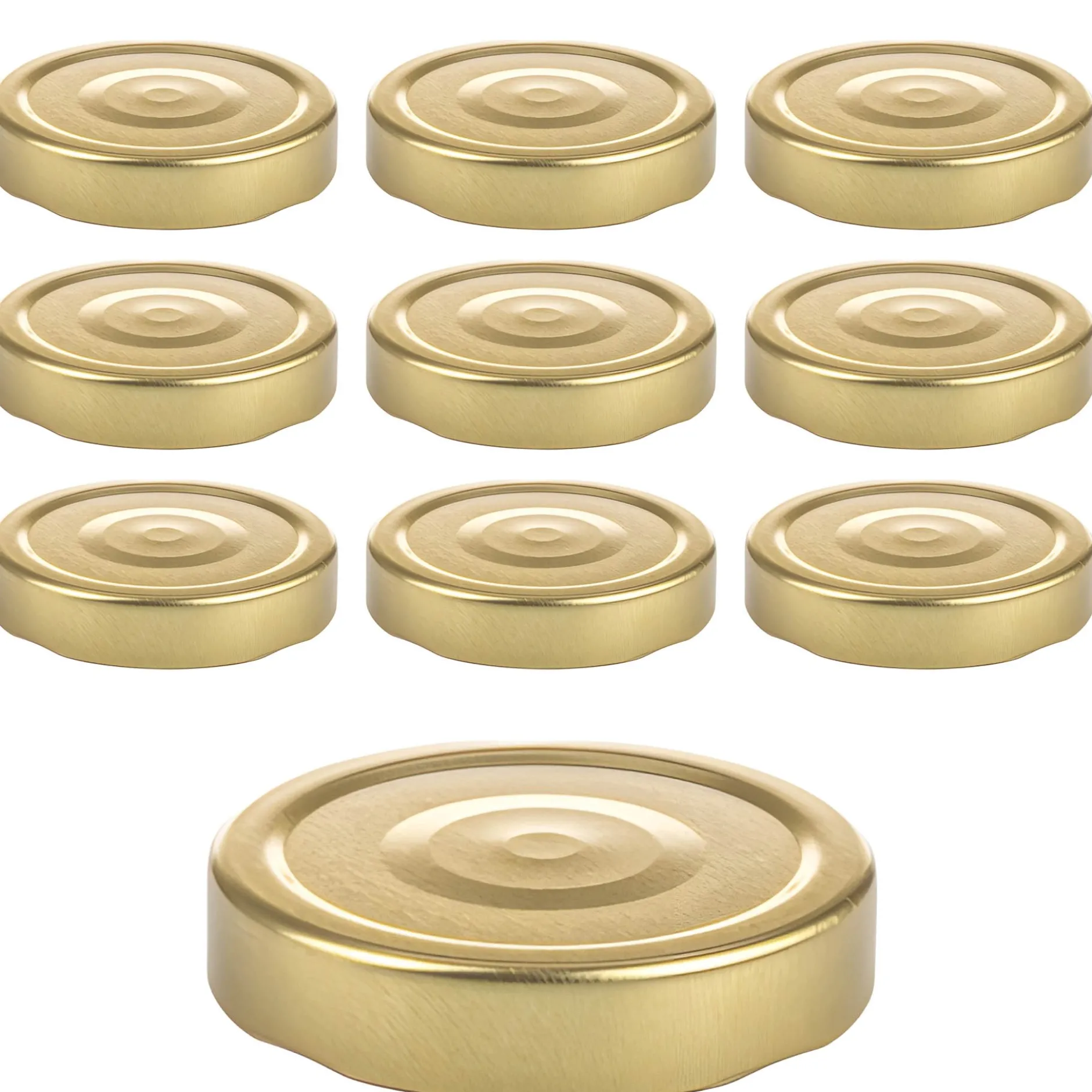 TO 66 Deep gold past. mit Button, 10 Stück