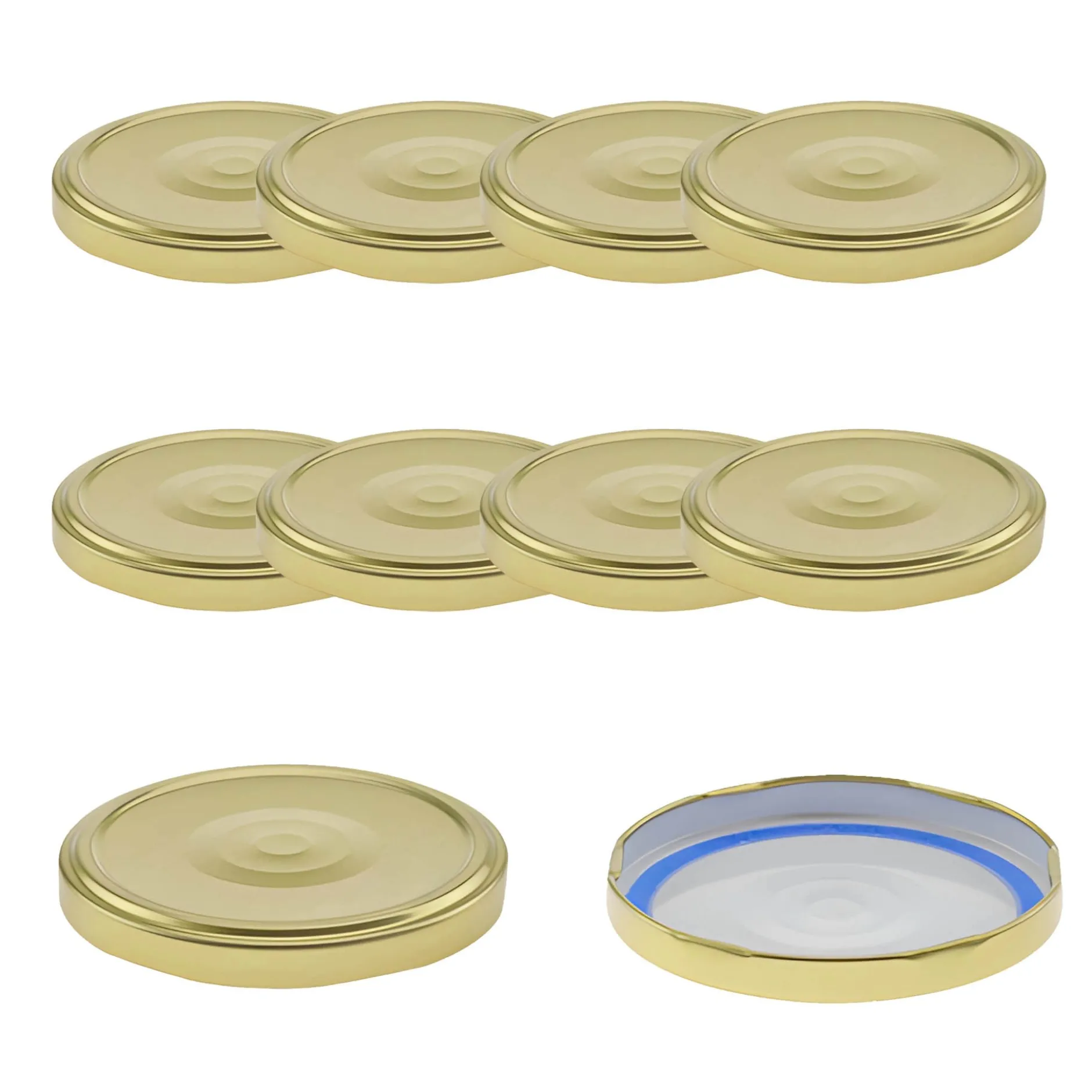 TO 82 gold past. mit Button BLUESEAL, 10 Stück