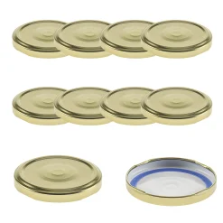 TO 70 gold past. mit Button BLUESEAL, 10 Stück