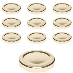 TO 58 gold past. mit Button, 10 Stück
