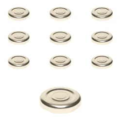 TO 43 gold past. mit Button, 10 Stück