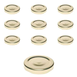 TO 53 gold past. mit Button, 10 Stück