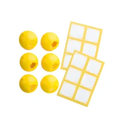 TO 38 Multikappe 6er plus 12 Etiketten, gelb