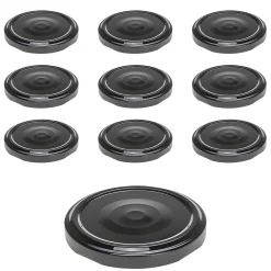 TO 66 schwarz past. mit Button, 10 Stück