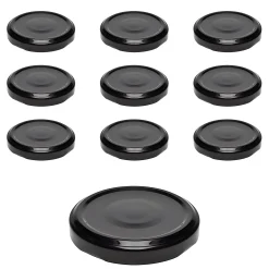 TO 53 schwarz past. mit Button, 10 Stück