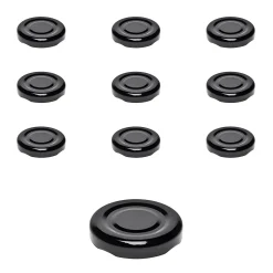 TO 38 schwarz past., 10 Stück