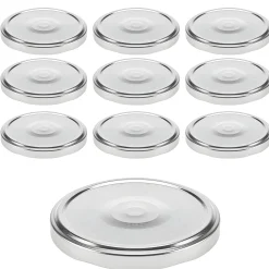 TO 82 silber past. mit Button, 10 Stück