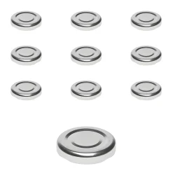 TO 38 silber past., 10 Stück