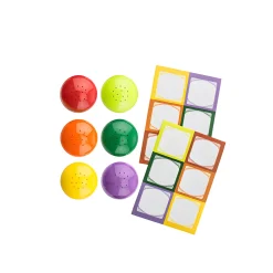 TO 38 Streuerkappe 6er plus 12 Etiketten, 6 Farben