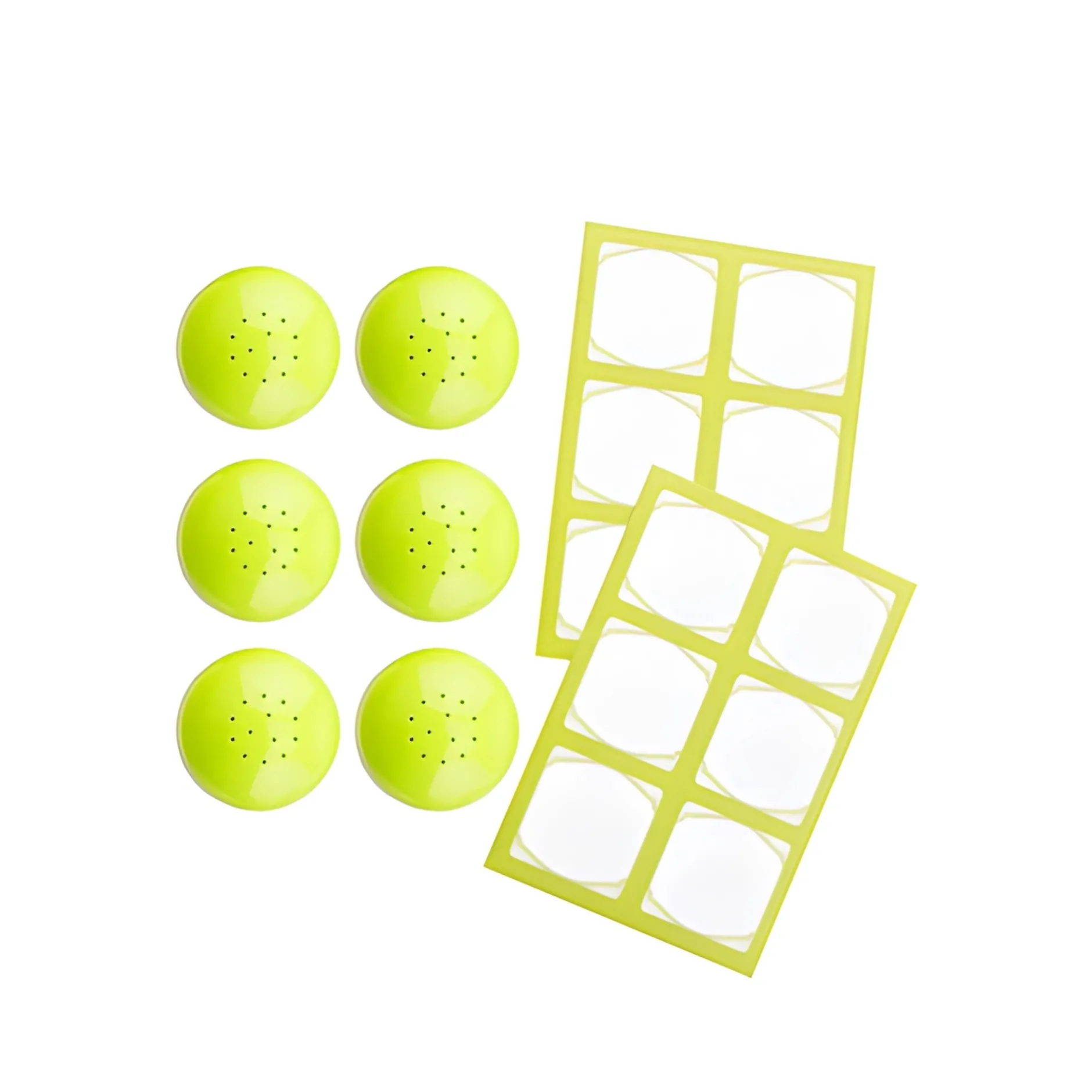TO 38 Streuerkappe 6er plus 12 Etiketten, lime
