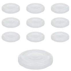 TO 53 weiß past. mit Button, 10 Stück