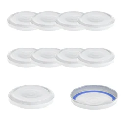 TO 66 weiß ster. mit Button BLUESEAL, 10 Stück
