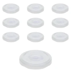 TO 53 weiß ster. mit Button, 10 Stück