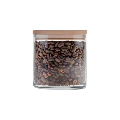 Vorratsglas 'Inga' 530 ml mit Holzdeckel