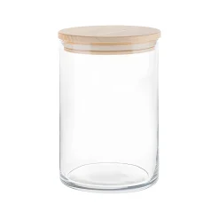 Vorratsglas 'Inga' 880 ml mit Holzdeckel