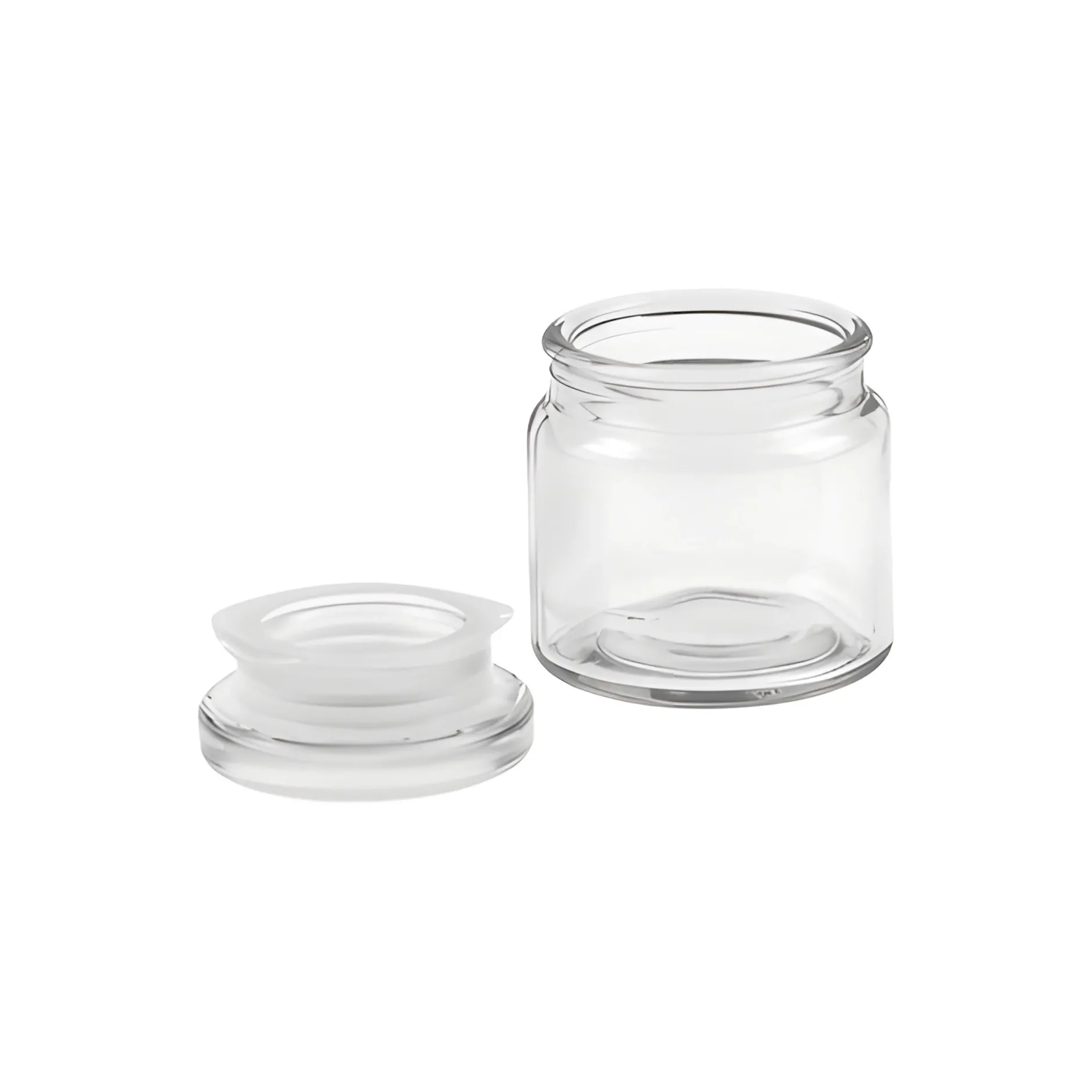Vorratsglas 80 ml mit Glasstopfen