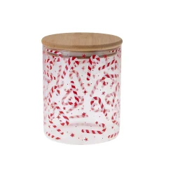 Vorratsglas 'Zuckerstange' 700 ml mit Holzdeckel