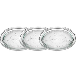 WECK-Glasdeckel 80 mm, 3 Stück