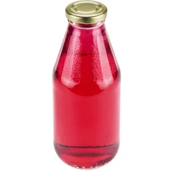 Weithalsflasche 500 ml mit Facetten Typ A