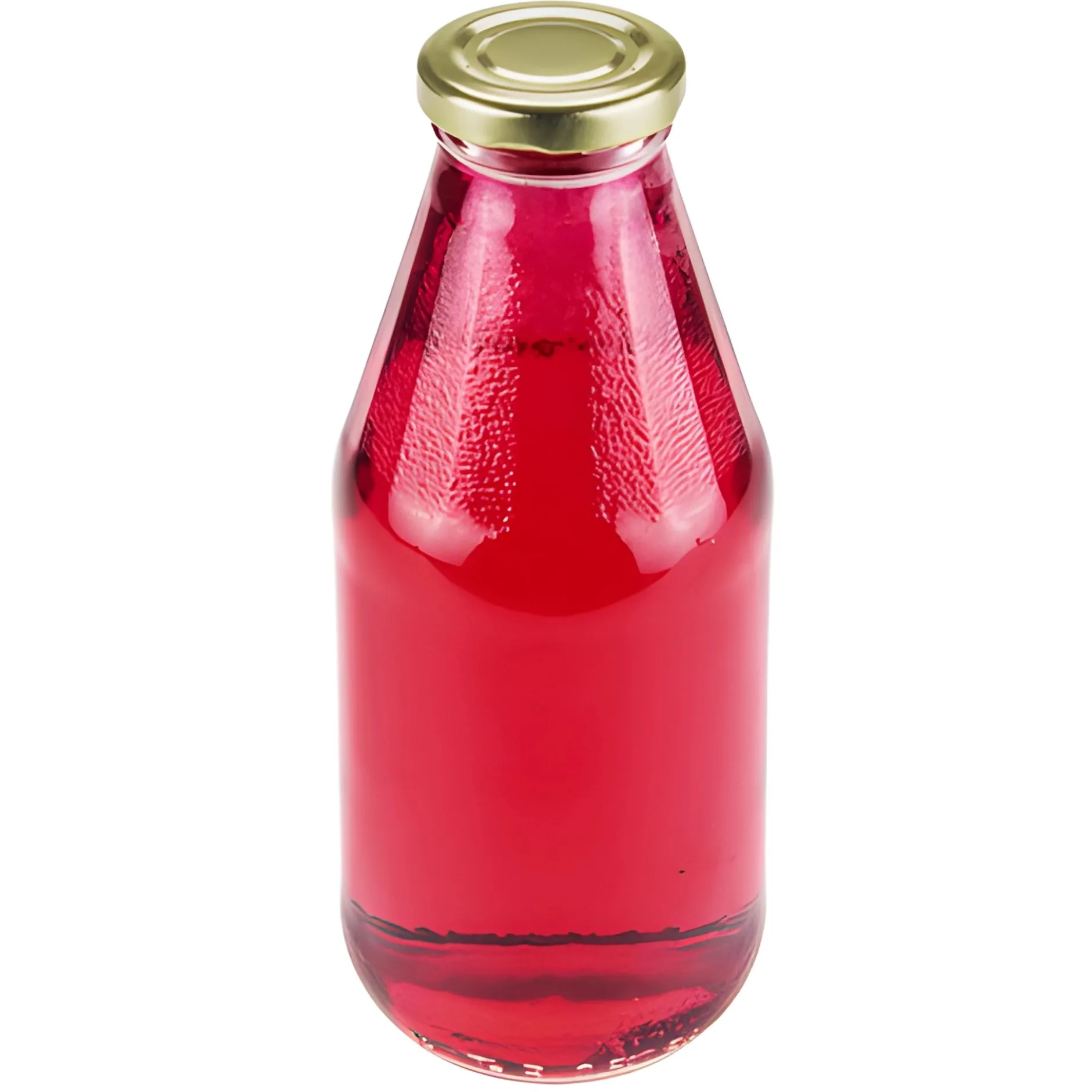 Weithalsflasche 500 ml mit Facetten Typ A