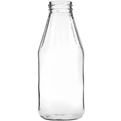Weithalsflasche 500 ml mit Facetten Typ A