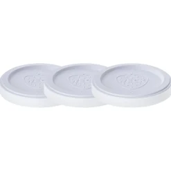 3 x WECK-Frischhaltedeckel weiß RR 60